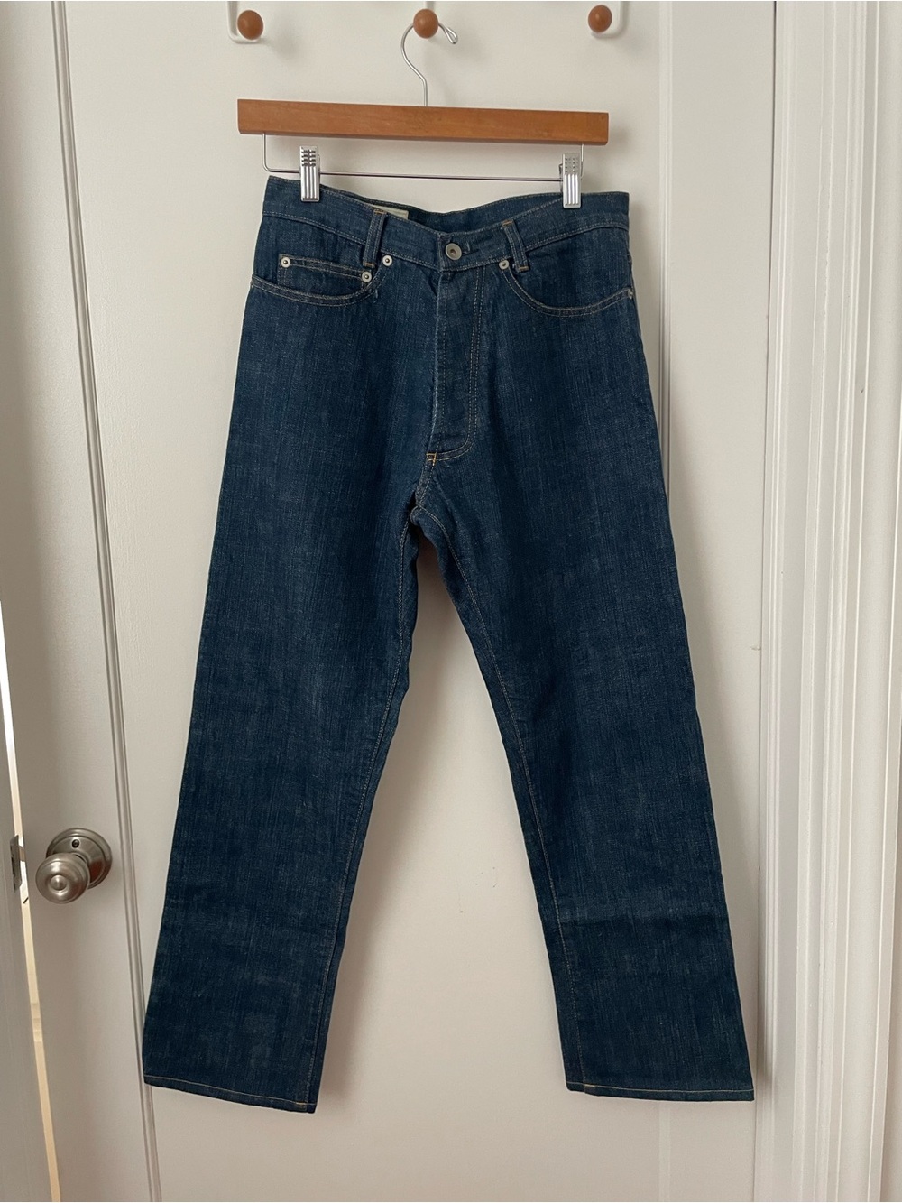 Universal Works Men’s Workshop Denim Straight Leg Jeans / Size 28
